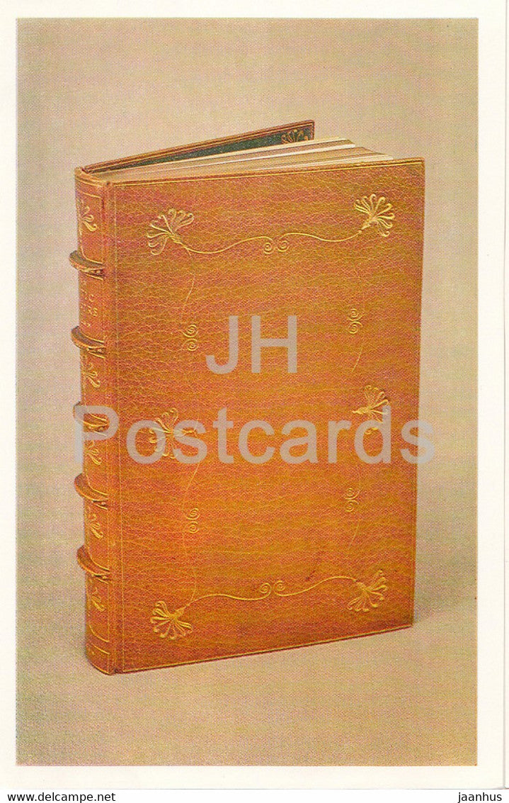 The Hermitage, Leningrad , English Applied Art - Book-cover. Oxford. 1898 - Russia - USSR - 1983 - used - JH Postcards