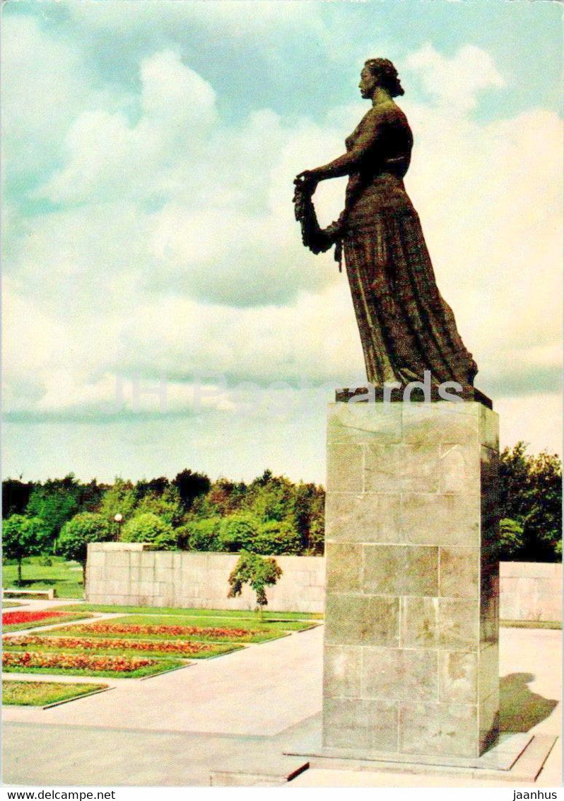 Leningrad - Piskaryovskoye Memorial Cemetery - Monument to the Heroic Defenders - 10 - 1966 - Russia USSR - unused - JH Postcards