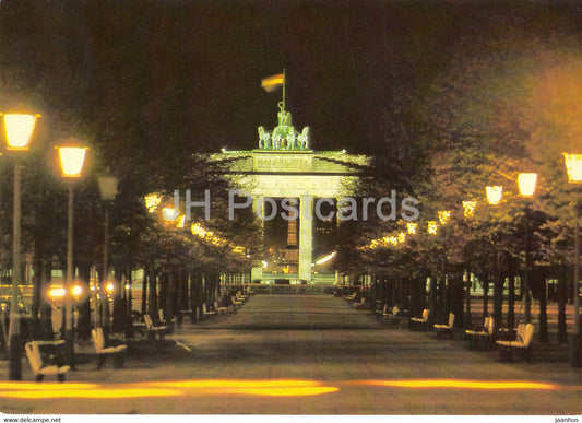 Berlin - Branderburger Tor - 3 - Germany DDR - unused - JH Postcards