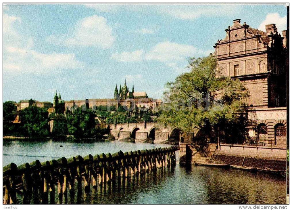 The Castle of Prague Hradcany - Praha - Prague - Czechoslovakia - Czech - unused - JH Postcards
