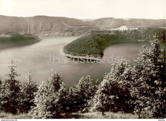 Hohenwarte Talsperre - Neuer Saaleblick - old postcard - Germany DDR - unused - JH Postcards
