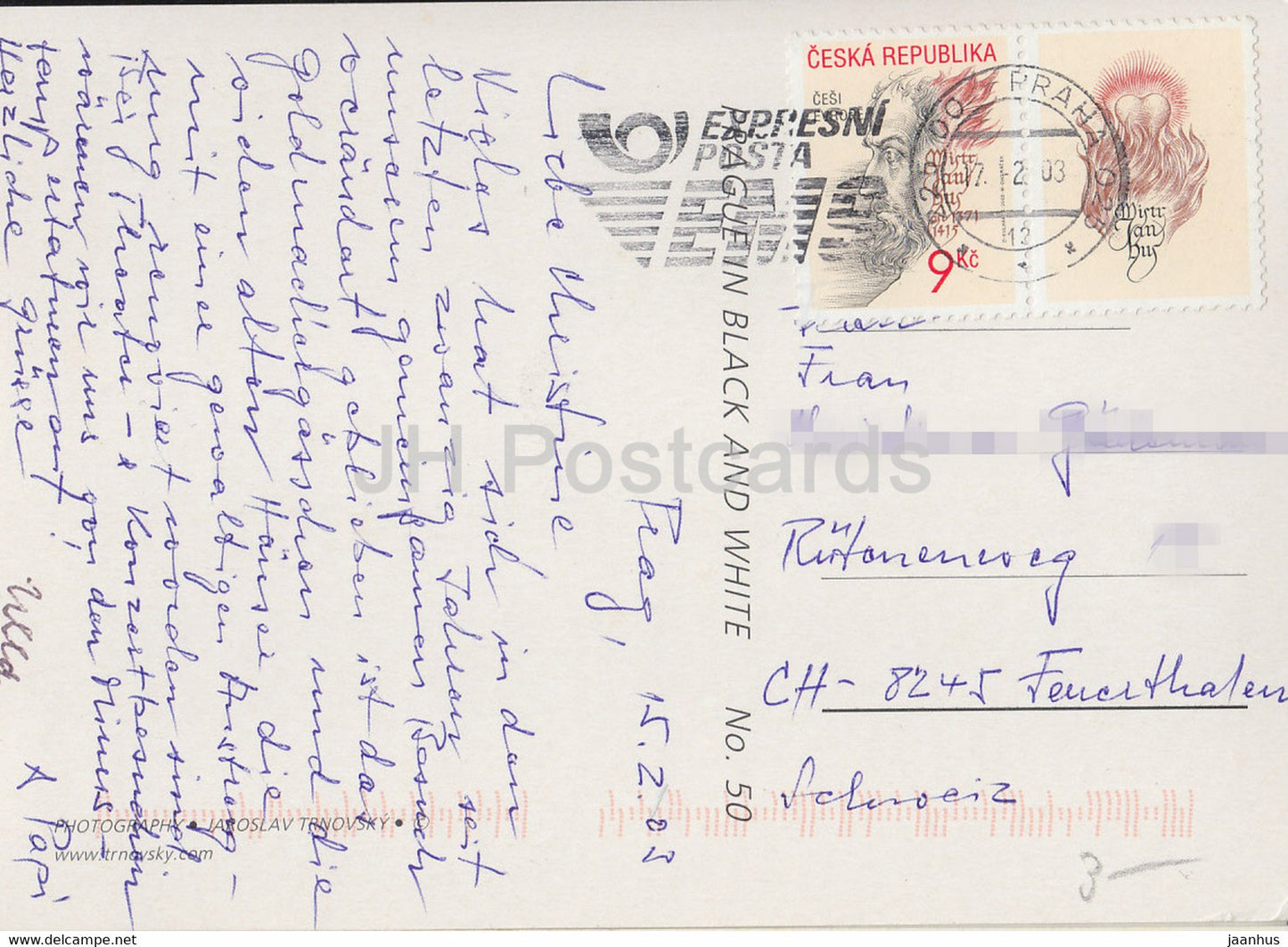 Prague en noir et blanc - Praha - 2003 - République tchèque - occasion