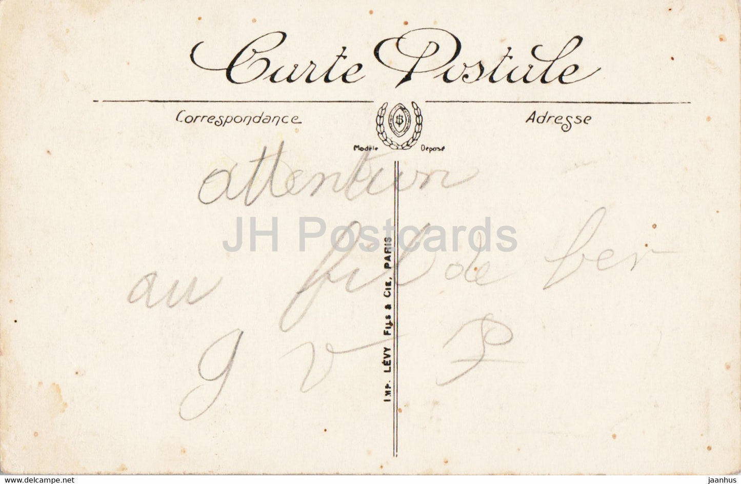 Fontainebleau - Le Palais - Allee Sully - 22 - alte Postkarte - Frankreich - gebraucht