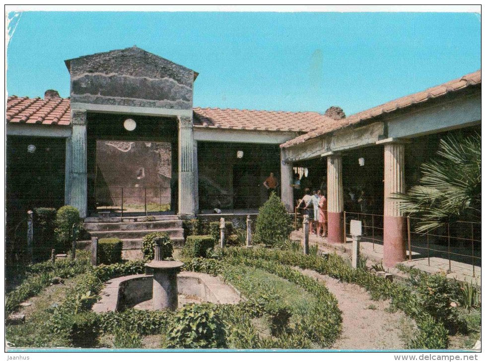 Casa del Menandro - Pompei Scavi - ruins - Pompei - Campania - 744/4 - Italia - Italy - sent from Italy to Holland 1975 - JH Postcards