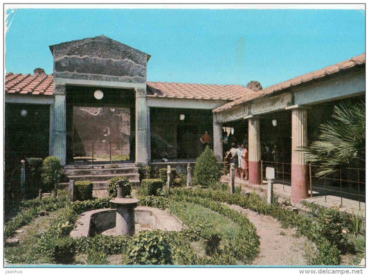 Casa del Menandro - Pompei Scavi - ruins - Pompei - Campania - 744/4 - Italia - Italy - sent from Italy to Holland 1975 - JH Postcards