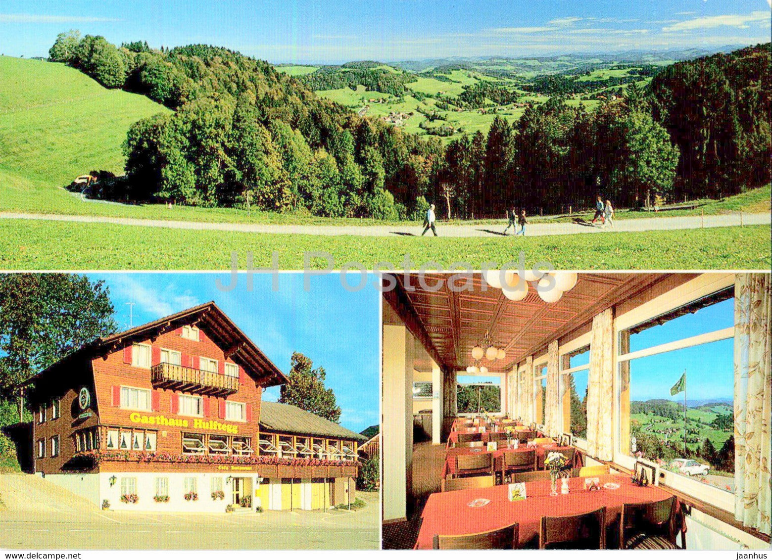 Gasthaus Hulftegg - hotel - Switzerland - unused - JH Postcards
