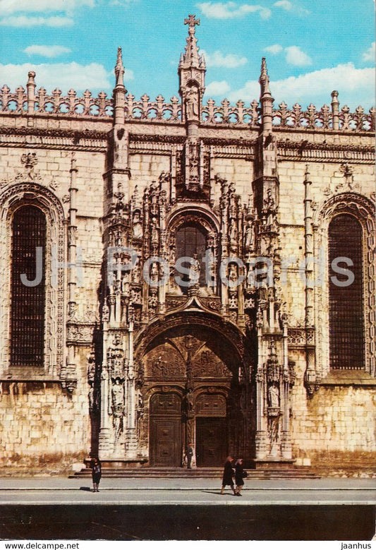 Lisbon - Lisboa - Mosteiro dos Jeronimos - Portico - monastery porch - 146 - Portugal - unused - JH Postcards