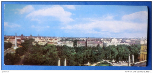 A view from Riga hotel - Riga - 1967 - Latvia USSR - unused - JH Postcards