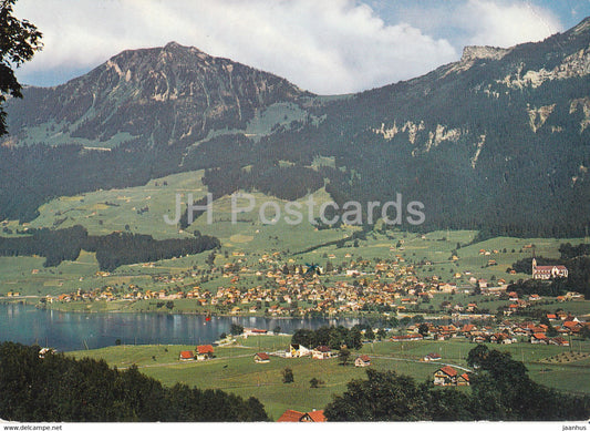 Sommer und Winterkurort Lungern - 1966 - Switzerland - used - JH Postcards