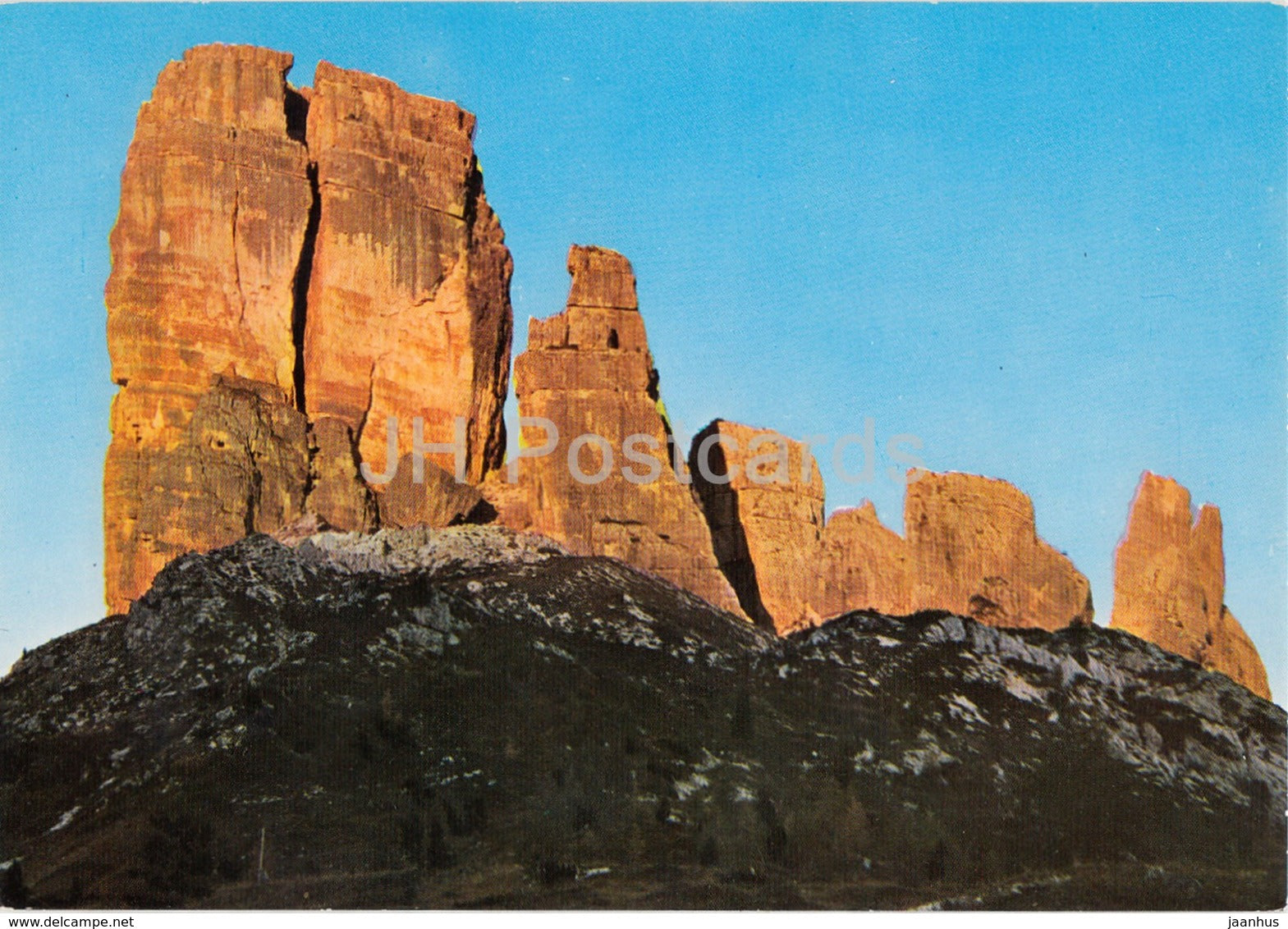 Cinque Torri 2366 m - Cortina - Italy - unused - JH Postcards