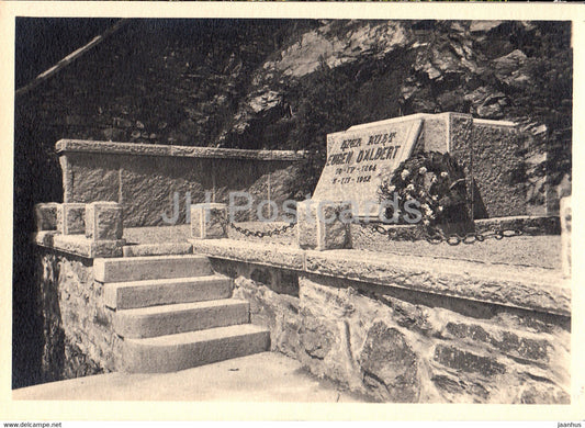 Cimitero di Morcote - Das Grab von Eugen D'Albert - old postcard - Switzerland - unused - JH Postcards