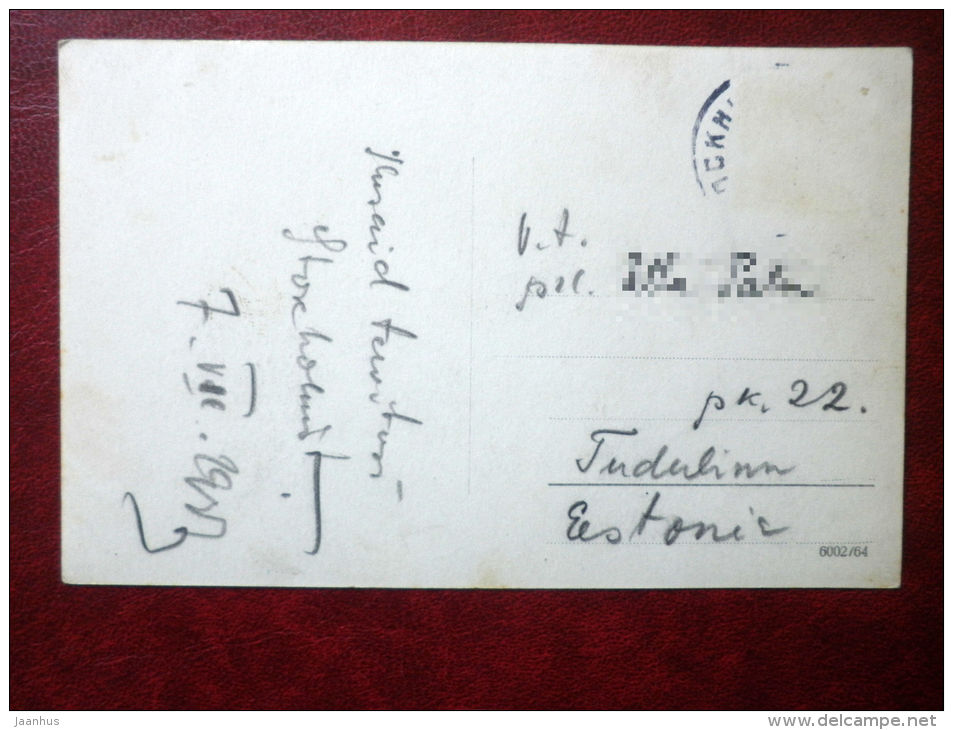 Utsikt fran Bredablick - View from Bredablick - Skansen - 6002/64 - old postcard - Sweden - used - JH Postcards