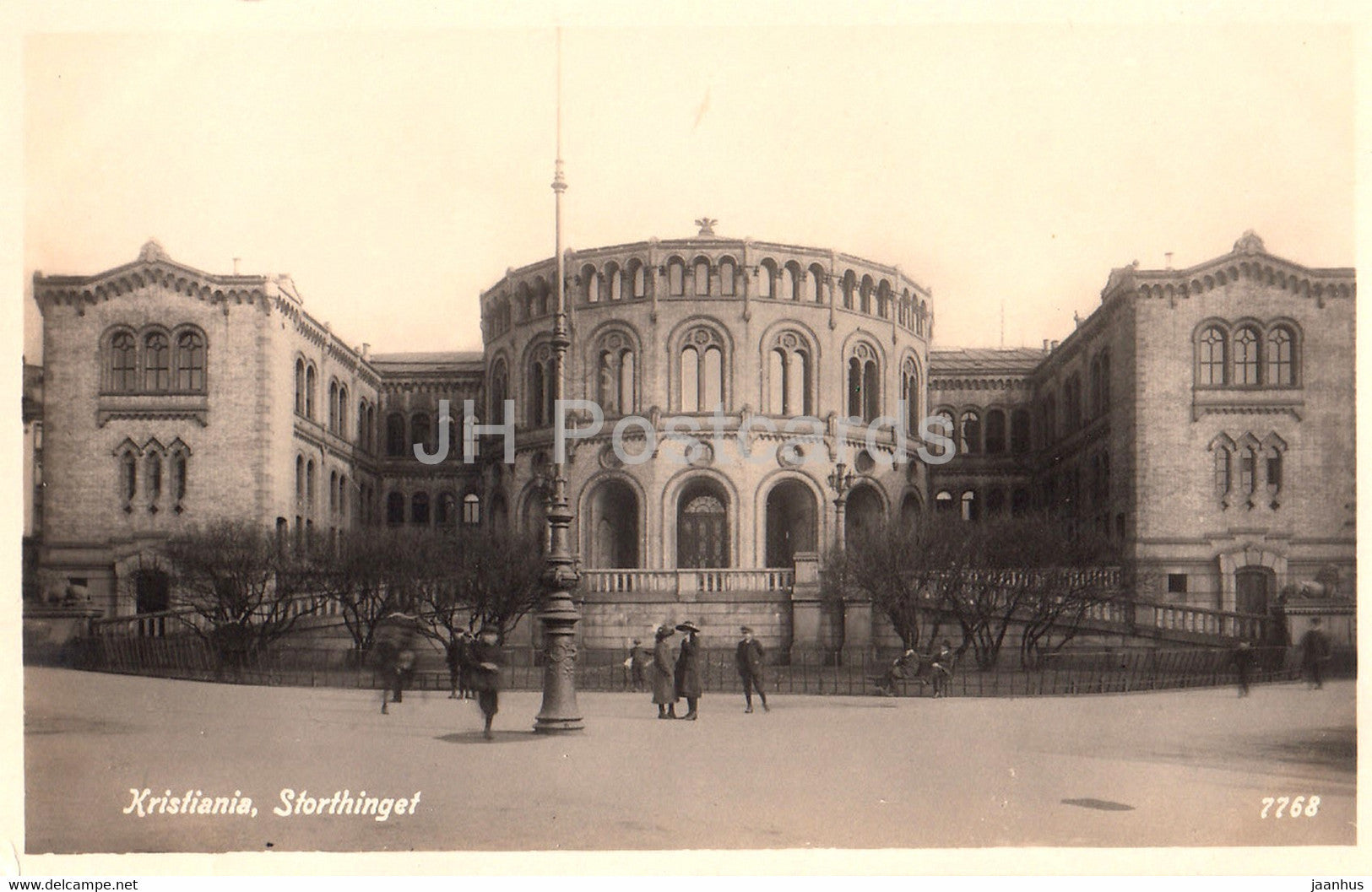 Kristiania - Oslo - Storthinget - 7768 - old postcard - Norway - unused - JH Postcards