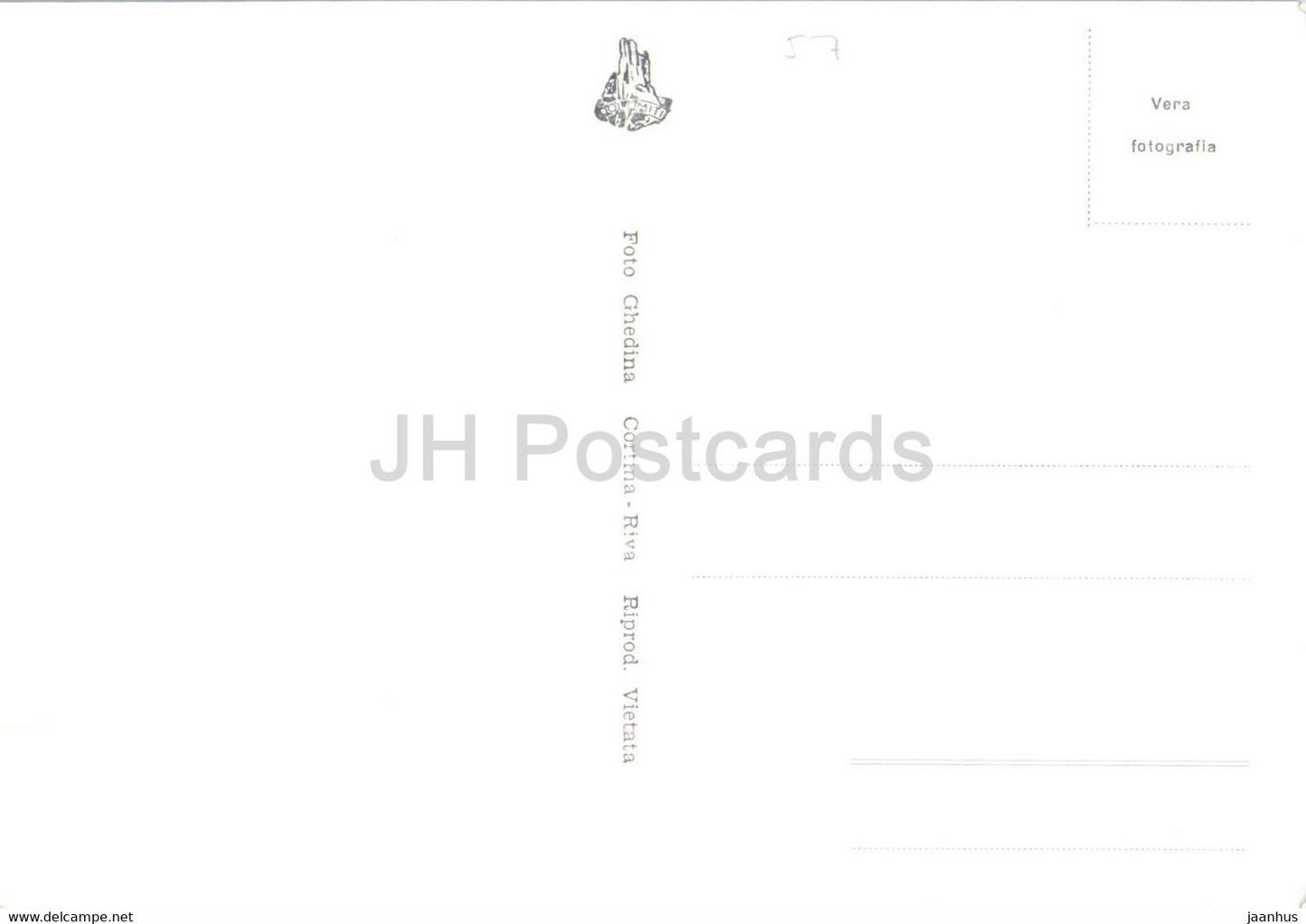 Albergo Passo Monte Croce - Gr Popera - Gasthof Kreuzberg Pass - old postcard - Italy - unused