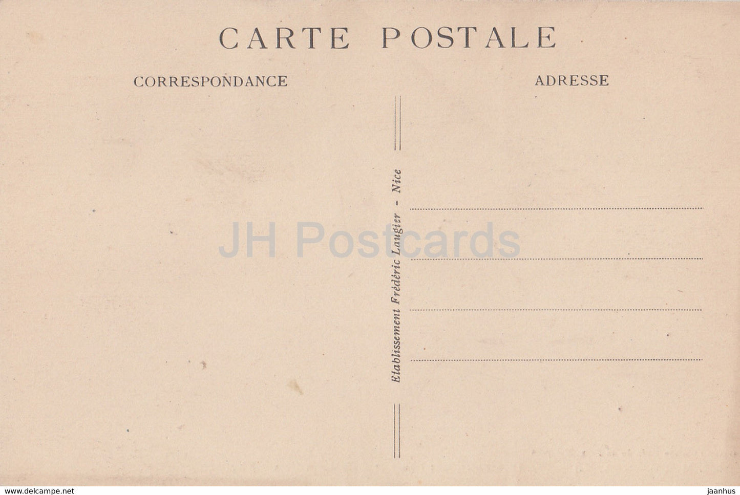 Mougins - Place Commandant Lamy et Cafe de la Paix - 526 - alte Postkarte - Frankreich - unbenutzt