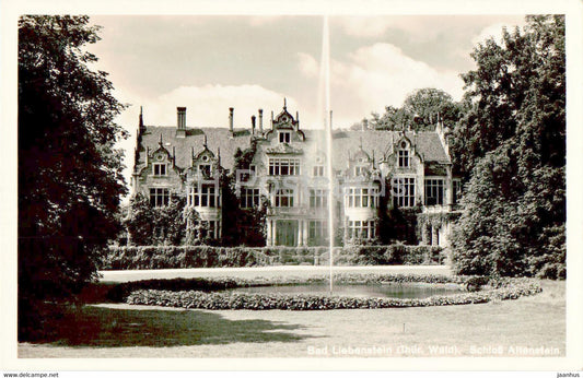 Bad Liebenstein - Schloss Altenstein - castle - old postcard - Germany - unused - JH Postcards