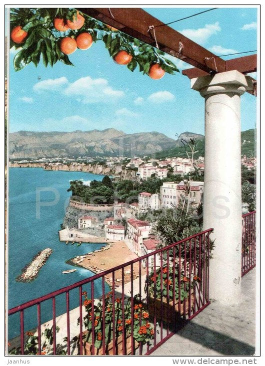 Panorama - Sorrento - orange - Italia - Italy - SOR / 10 - unused - JH Postcards