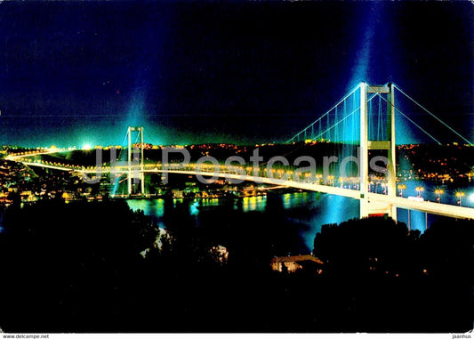 Istanbul - The Bosphorus Bridge - 5496 - Turkey - unused - JH Postcards