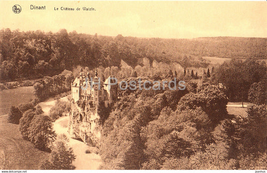 Dinant - Le Chateau de Walzin - castle - 37 - old postcard - Belgium - unused - JH Postcards