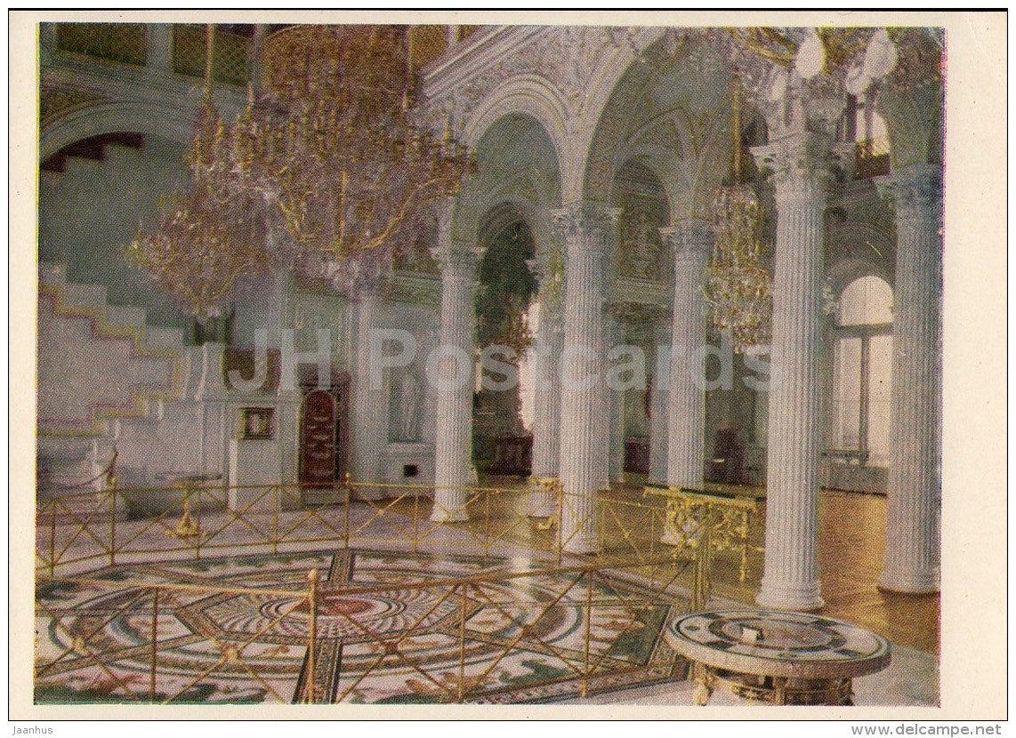 Pavilion Hall - Hermitage - St. Petersburg - Leningrad - Russia USSR - 1963 - unused - JH Postcards