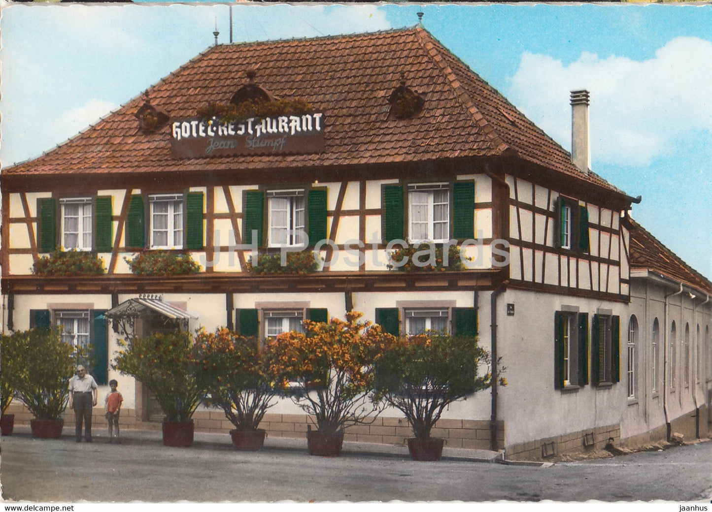 Epfig - hotel restaurant Jean Stumpf - France - unused - JH Postcards