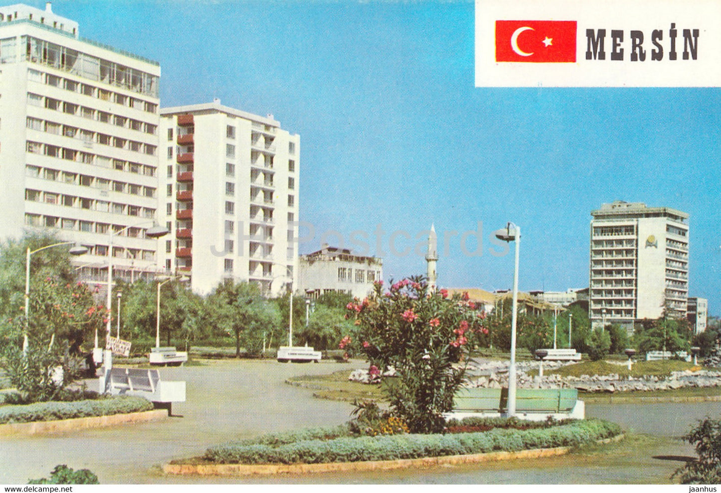Mersin - city view - 1987 - Turkey - used - JH Postcards