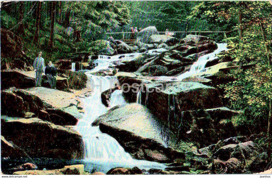 Steinerne Renne - 219 - old postcard - 1909 - Germany - used - JH Postcards