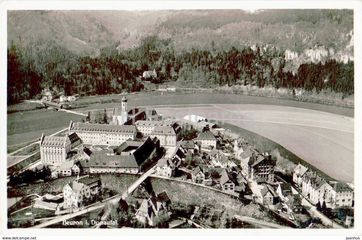 Beuron i Donautal - 525 - old postcard - 1938 - Germany - used - JH Postcards