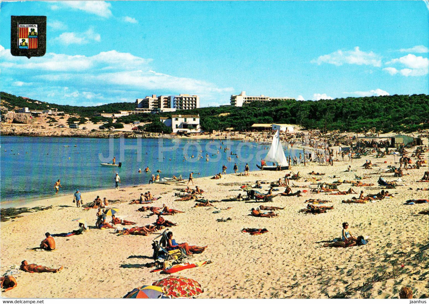 Mallorca - Cala Ratjada - Playa de Cala Guya - beach - 2309 - Spain - used - JH Postcards