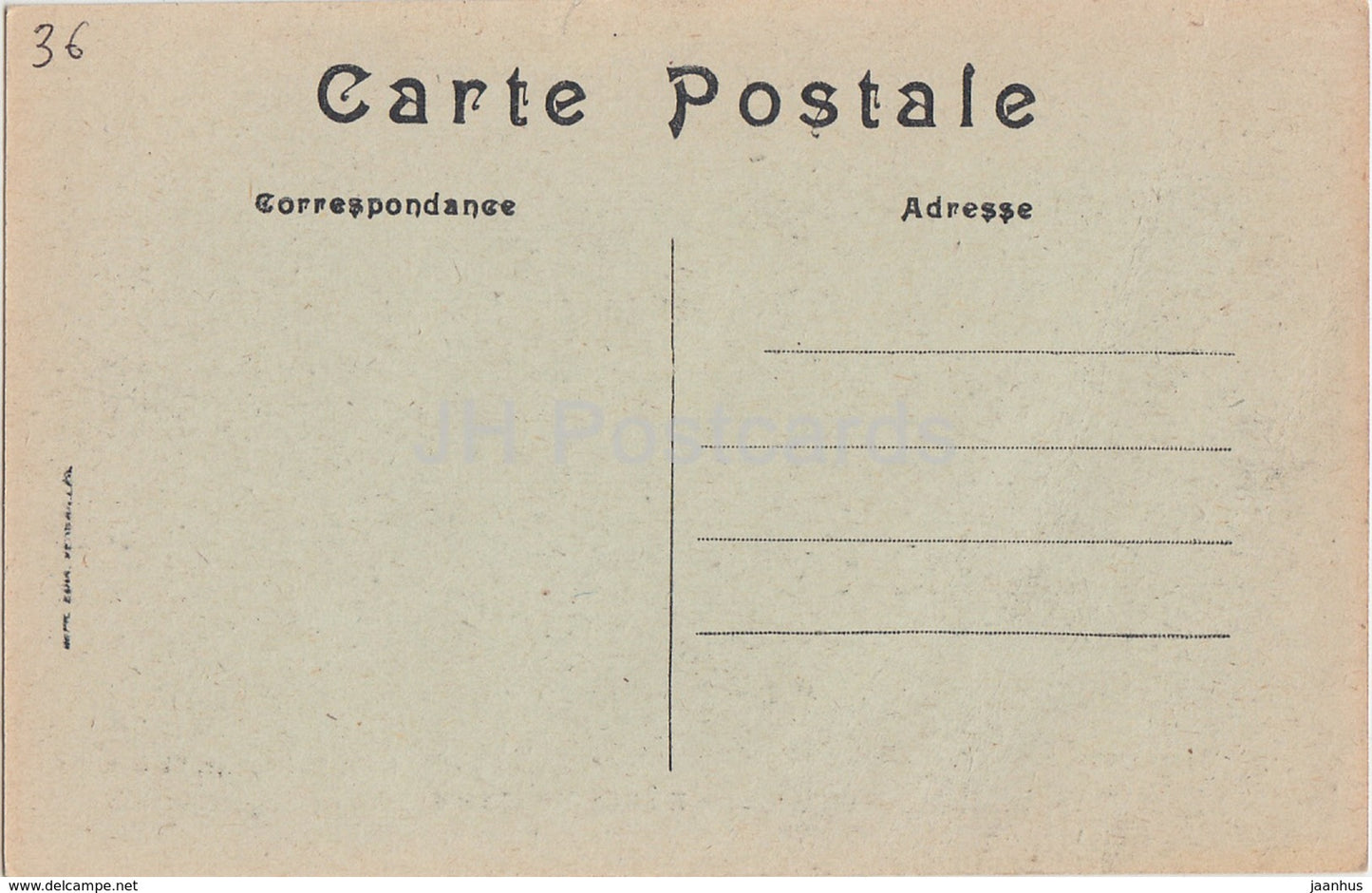 Chateau de Belabre - Schloss - alte Postkarte - Frankreich - unbenutzt