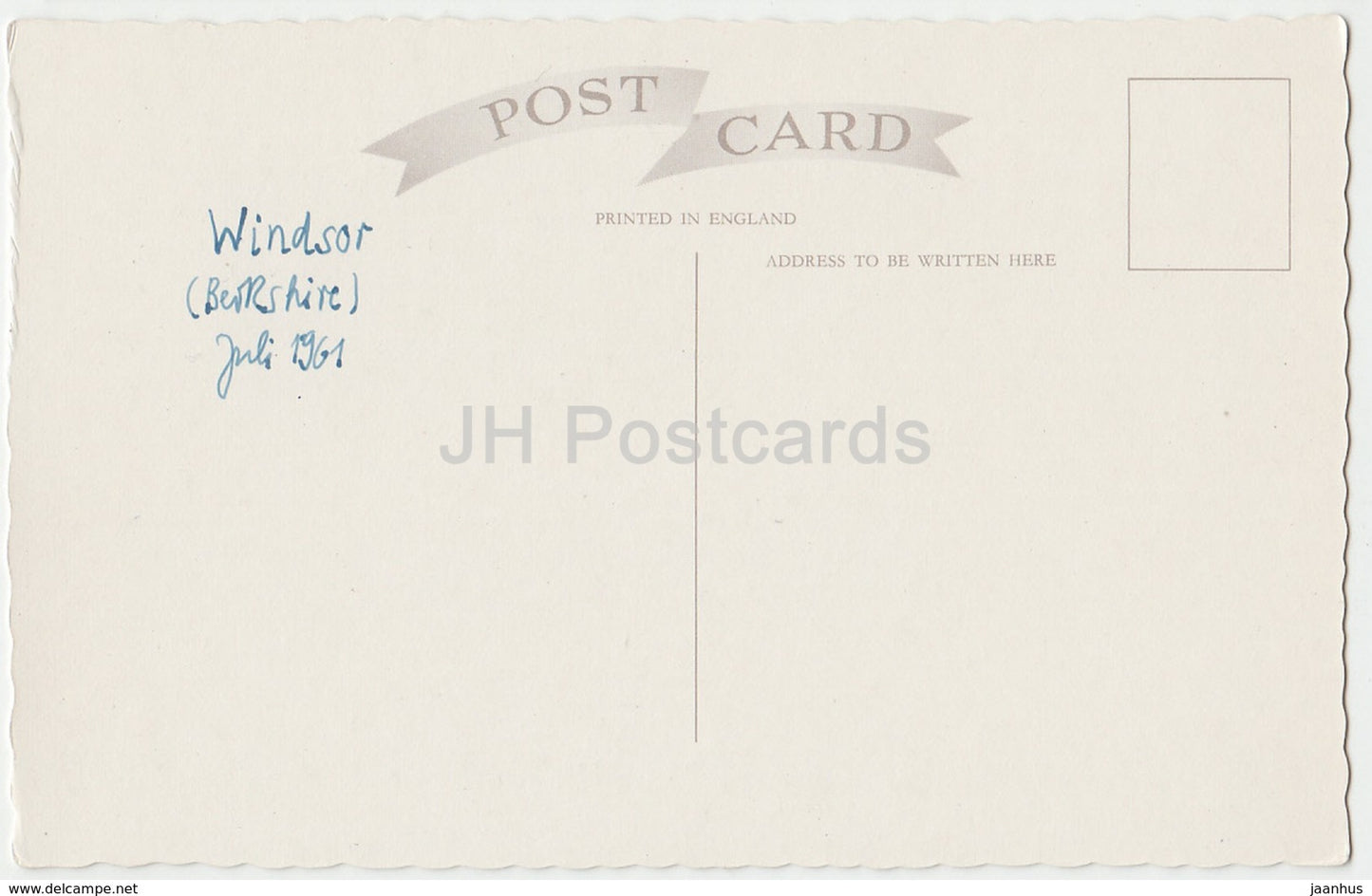 Ein Eingang zum Schloss Windsor – 56 – 1961 – Vereinigtes Königreich – England – gebraucht