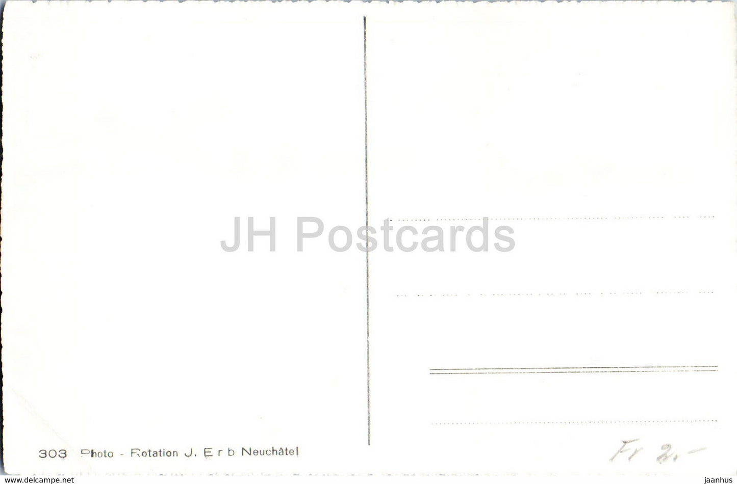 Twannbachschlucht - Gorges de Douanne - cascade - 303 - carte postale ancienne - Suisse - inutilisée