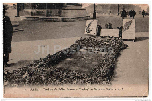 Tombeau du Soldat Inconnu - Tomb of the Unknown soldier - 3 - Paris - France - unused - JH Postcards