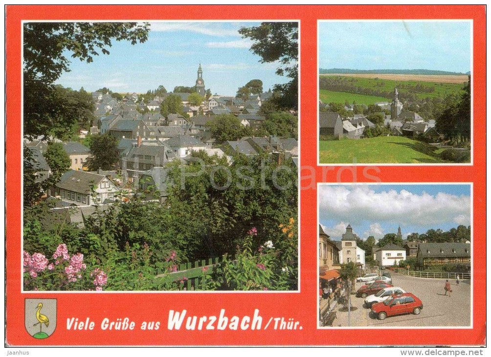 Viele Grüsse aus Wurzbach - 07343 - Germany - 2003 gelaufen - JH Postcards