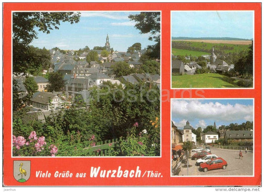 Viele Grüsse aus Wurzbach - 07343 - Germany - 2003 gelaufen - JH Postcards