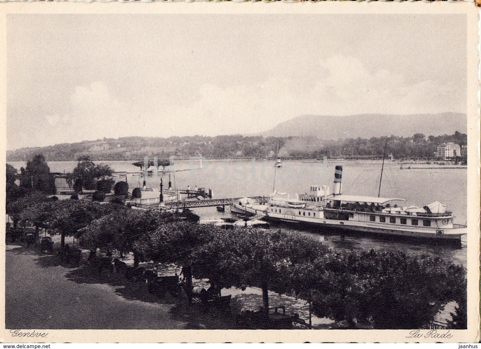 Geneve - Geneva - La Rade - steamer - passenger ship - Switzerland - unused - JH Postcards