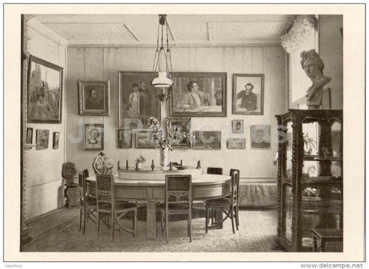 dining room - painter Ilya Repin Memorial Home "Penates" - Penaty - 1963 - Russia USSR - unused - JH Postcards