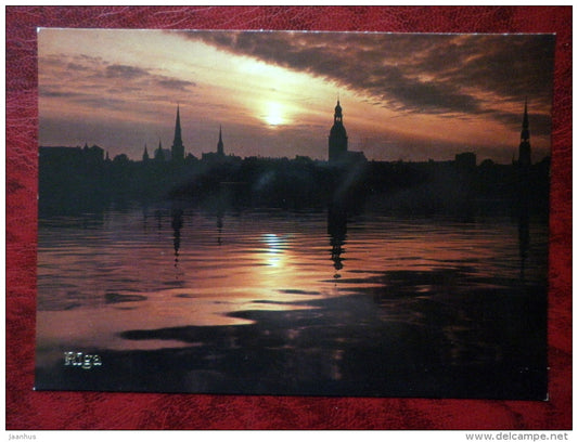 Sight of Old Riga - Riga - 1985 - Latvia USSR - unused - JH Postcards