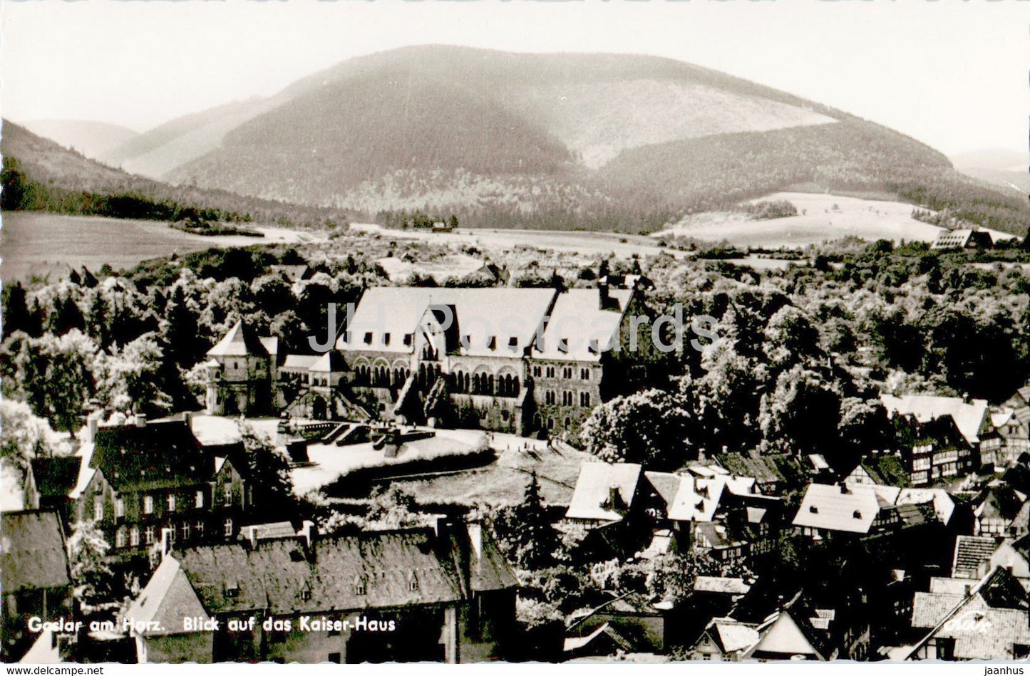 Goslar am Harz - Blick auf das Kaiser Haus - old postcard - Germany - unused - JH Postcards