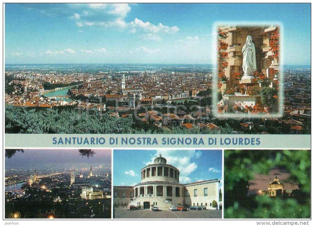 Santuario di Nostra Signora di Lourdes - Verona - Veneto - 258 - Italia - Italy - unused - JH Postcards