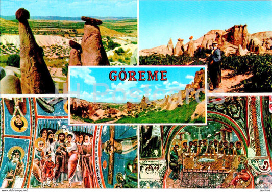 Goreme - Different views from Goreme - multiview - 50-44 - Turkey - unused - JH Postcards