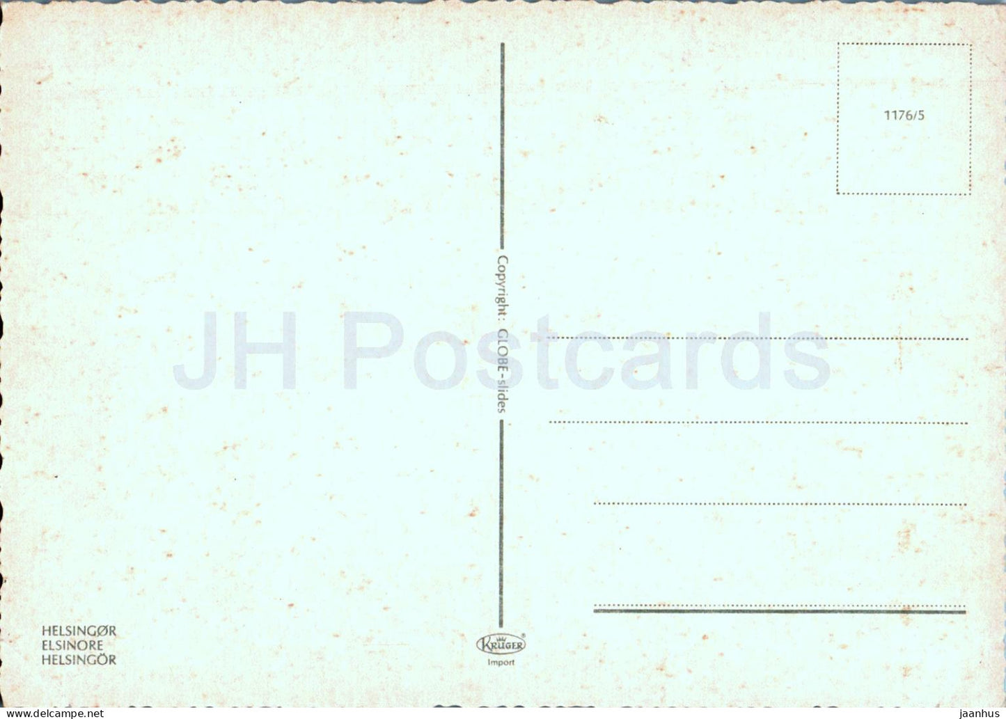 Kronborg - port - ship - castle - street - multiview - 1176/5 - Denmark - unused