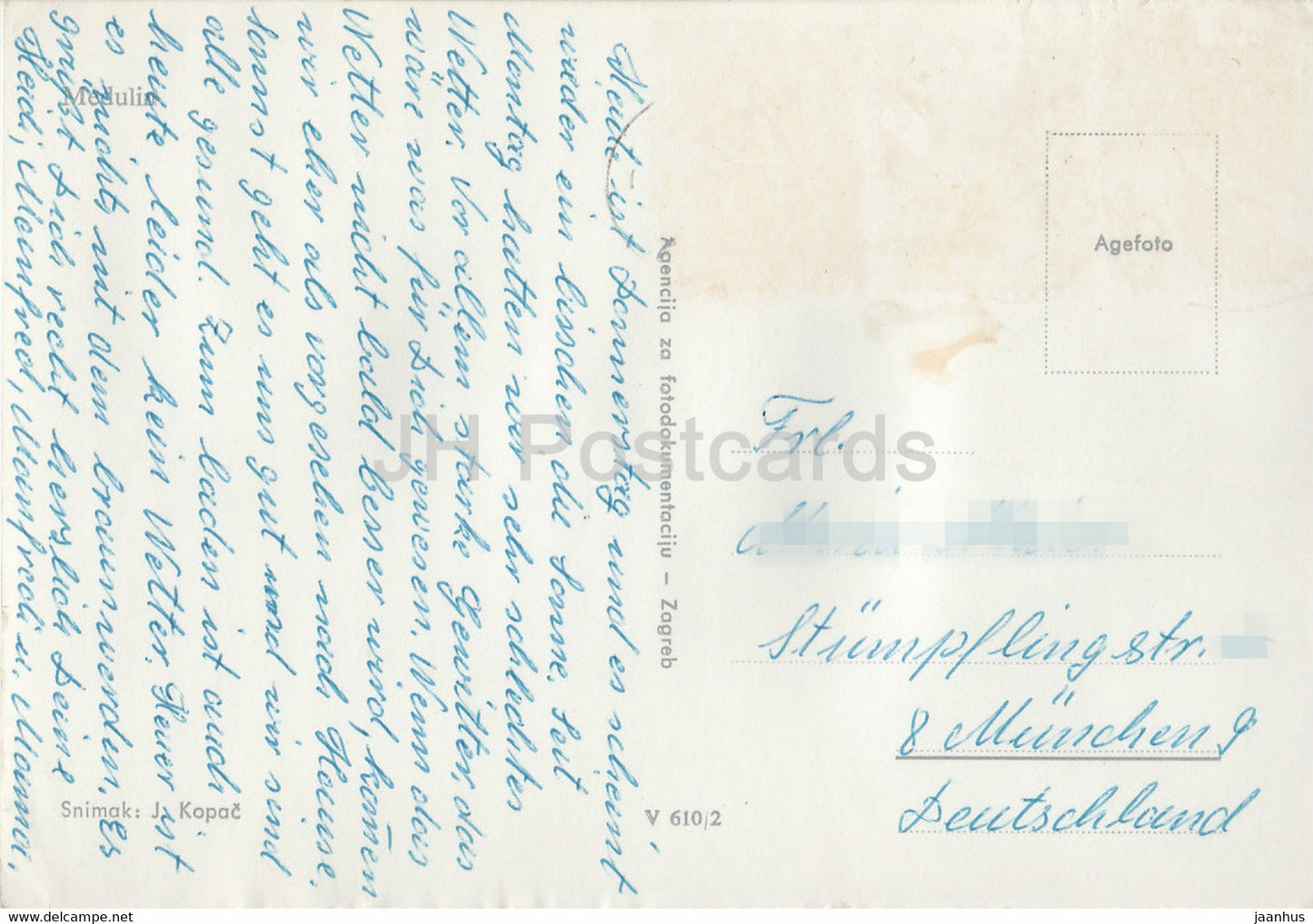 Medulin - vue sur la ville - Yougoslavie - Croatie - occasion