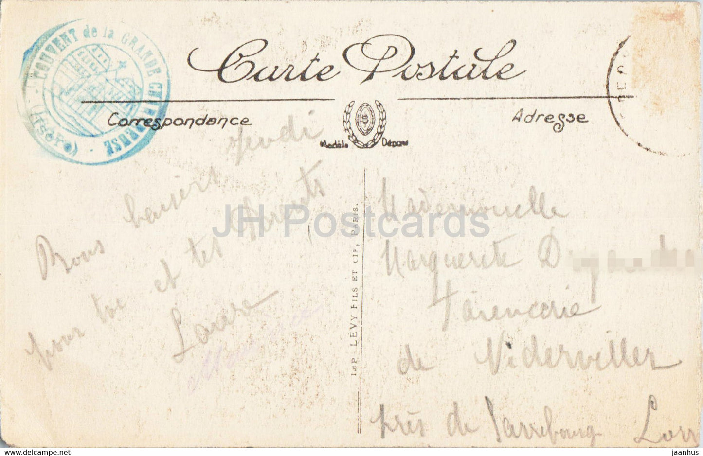 La Grande Chartreuse - Route du Desert - Les Tunnels - 16 - alte Postkarte - Frankreich - gebraucht