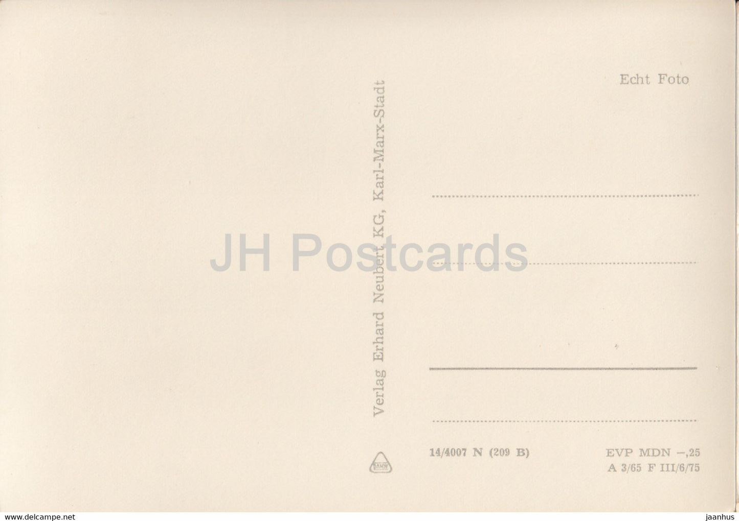 Oelsnitz - Albert Funk Kampfbahn - Rathaus - Hans Marchwitza - Ernst Thalmann Schule - Germany DDR - unused