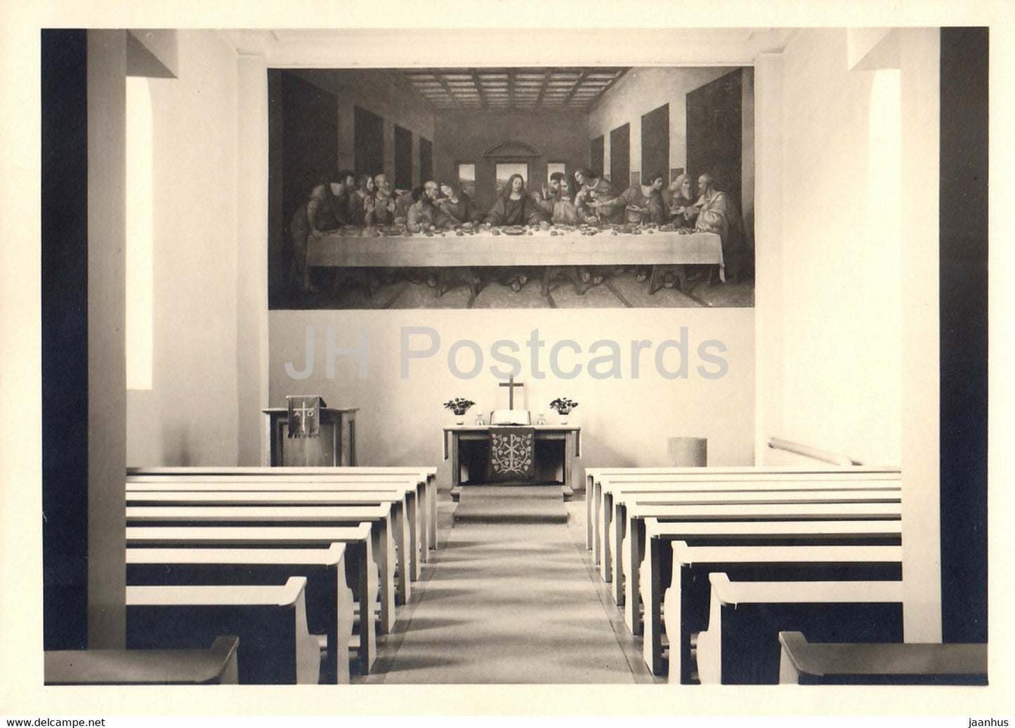 Haigerloch - Hohenzollern - Evangelische Kirche - Heilige Abendmahl - church - Germany - unused - JH Postcards