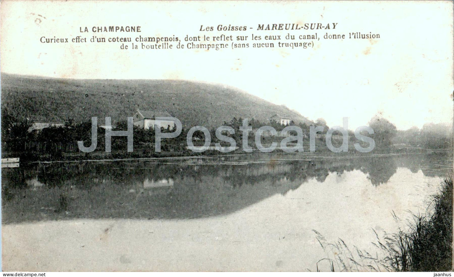 Mareuil sur Ay - Les Goisses - La Champagne - old postcard - 1920 - France - used - JH Postcards