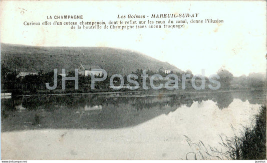 Mareuil sur Ay - Les Goisses - La Champagne - old postcard - 1920 - France - used - JH Postcards