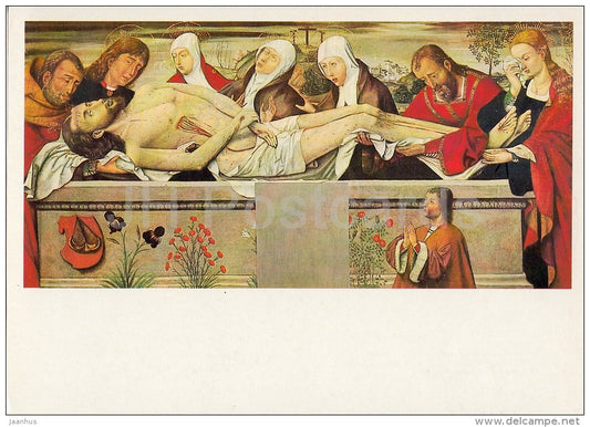 painting by Unknown Artist - Coffinage - Jesus Christ - Spanish art - Russia USSR - 1984 - unused - JH Postcards