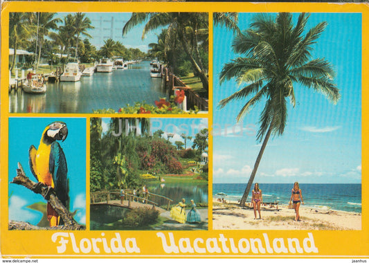 Florida Vacationland - 1986 - USA - used - JH Postcards